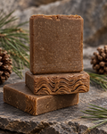 Miller's Blend Exfoliating Pine Tar Soap product photo 2 by Backyard Bougie