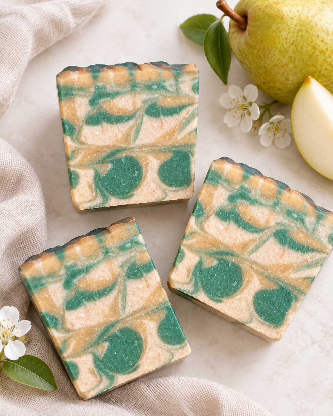 Honeyed Pear-Fection Soap by Backyard Bougie