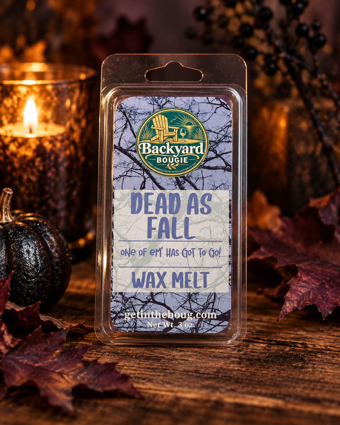 Dead of Fall Wax Melt by Backyard Bougie