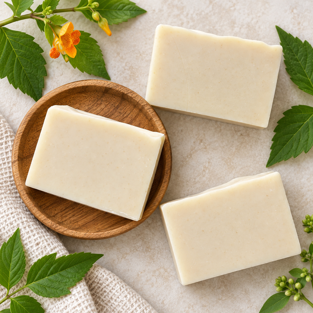 Jewelweed Poison Ivy Soap by Backyard Bougie